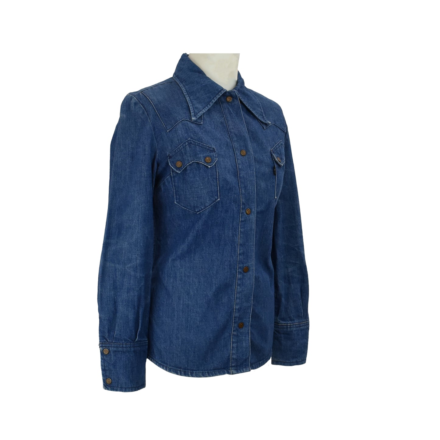 1970’s Miss Levi’s Big E Denim Western Shirt | Vintage