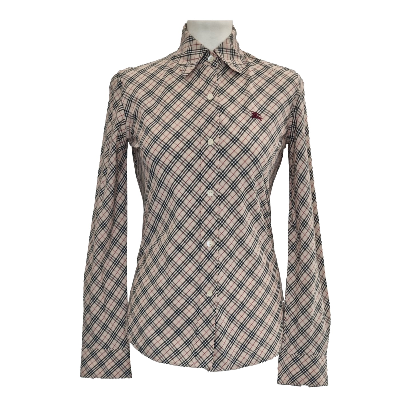 Y2K Burberry Nova Check Women’s Fit Shirt | Preloved