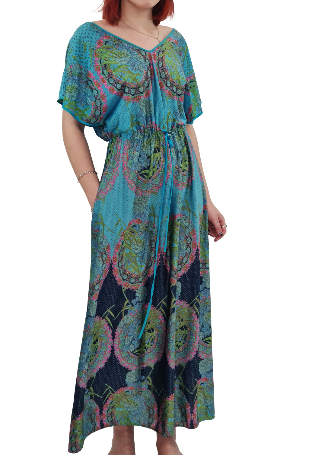 1970's Pychedelic Paisley Print Maxi Dress | Vintage