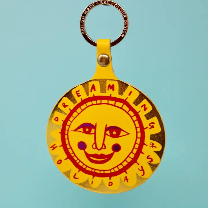 Dreaming Of Holidays | Leather Key Fob