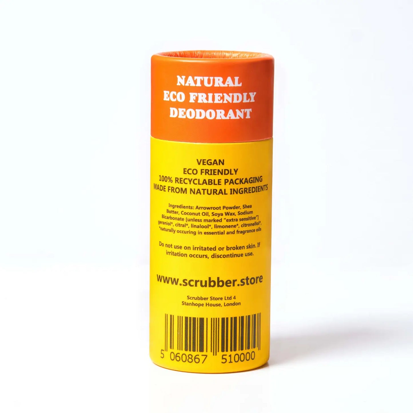 Grapefruit & Mandarin | Eco Friendly Scrubber Deodorant