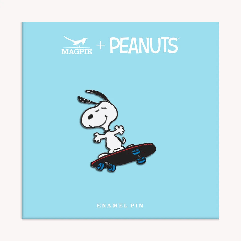 Snoopy Skateboarding | Peanuts Enamel Pin Badge