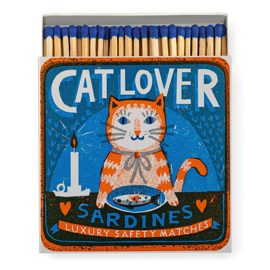 Cat Lover Sardines | Letterpress Print Matches