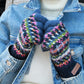 Pachamama Fairtrade Iona Denim | Wool Gloves