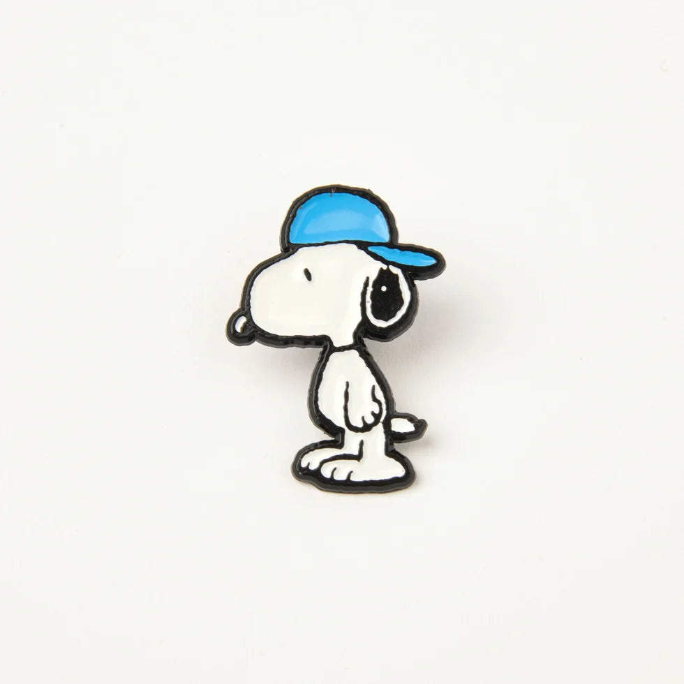 Snoopy Backwards Cap | Peanuts Enamel Pin Badge