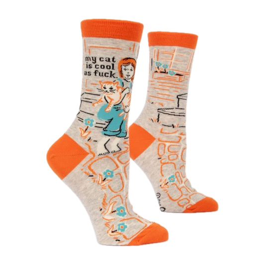 My Cat Is Cool As… | Blue Q Socks