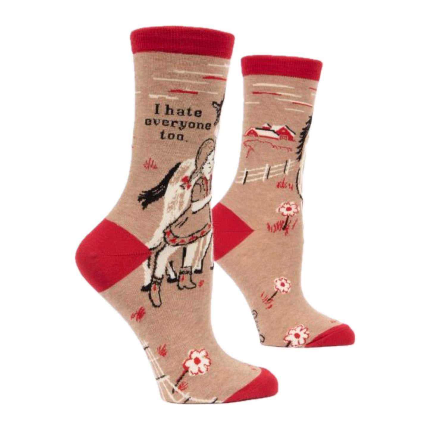 I Hate Everyone Too | Blue Q Socks