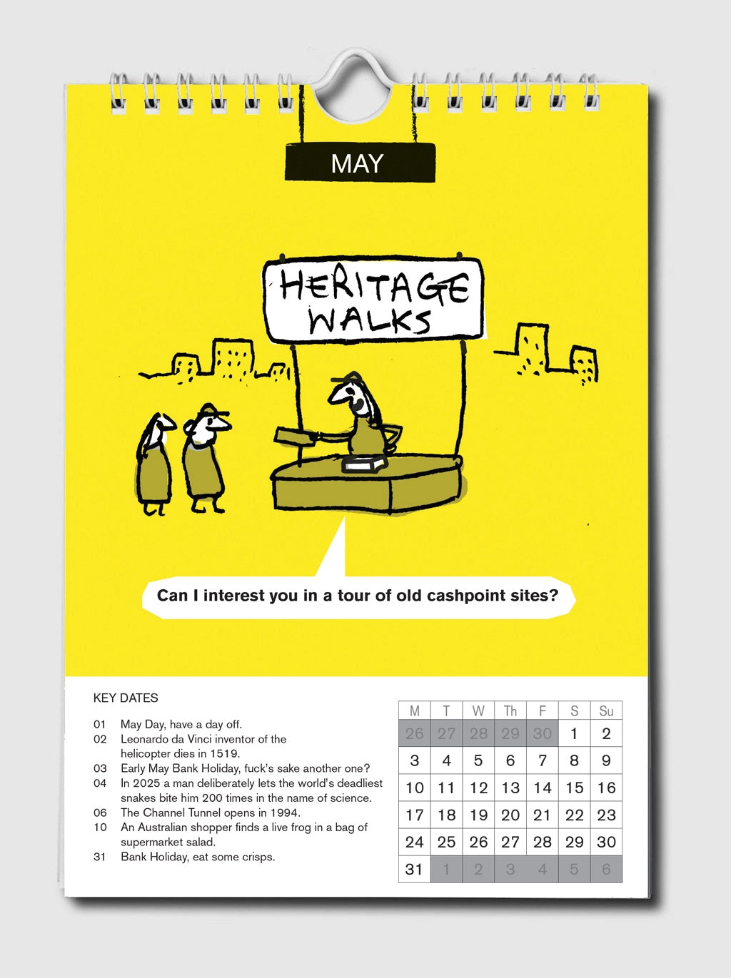 Official Modern Toss | 2027 Desk Calendar