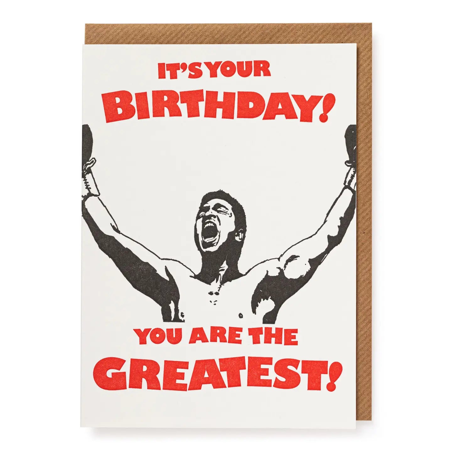You Are The Greatest | Letterpress Greeting Card