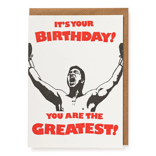 You Are The Greatest | Letterpress Greeting Card