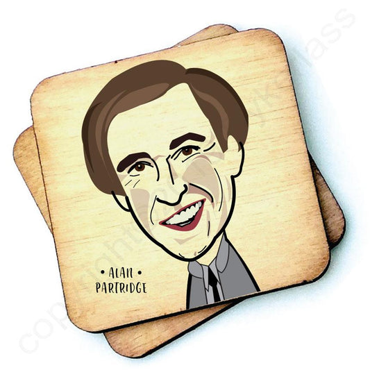 Alan Partridge | Wooden Coaster