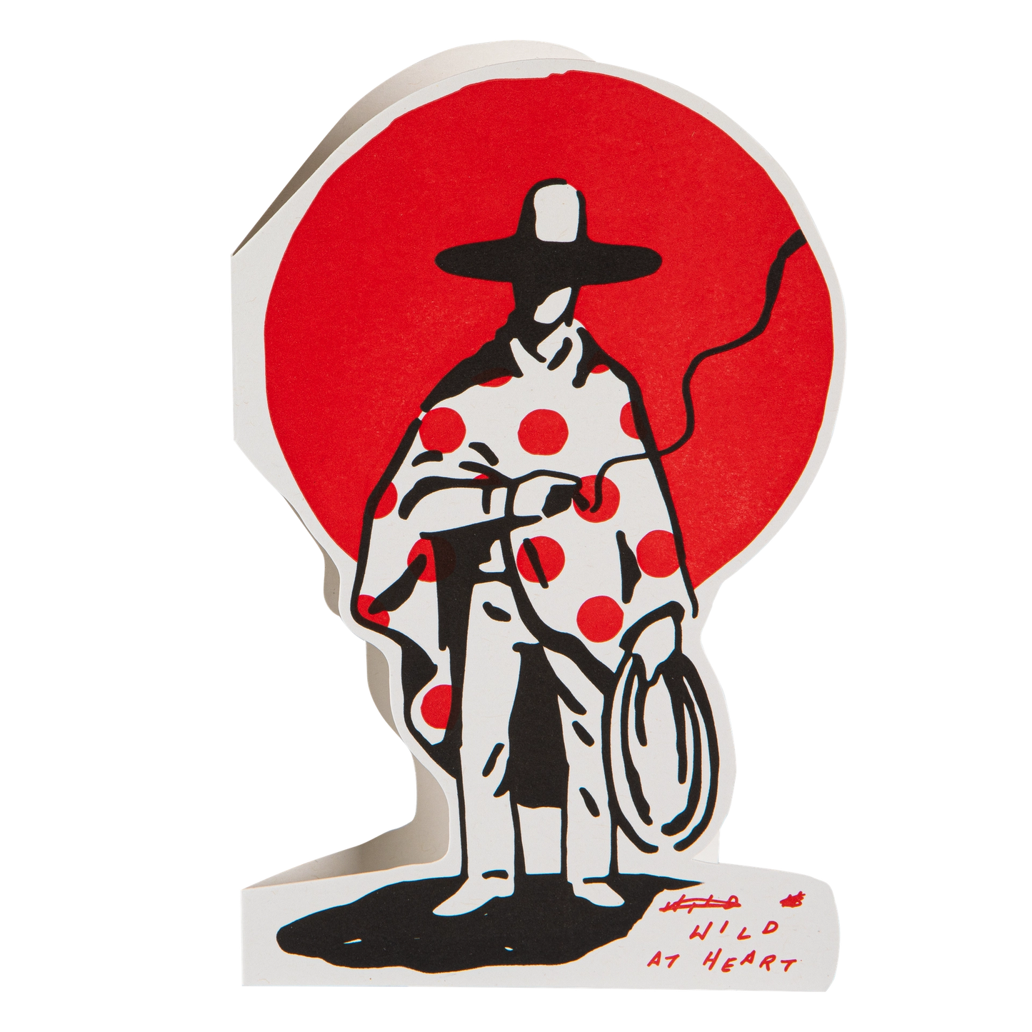 Wild At Heart Cowboy | Letterpress Greeting Card