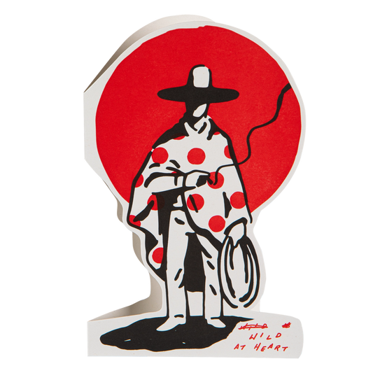 Wild At Heart Cowboy | Letterpress Greeting Card