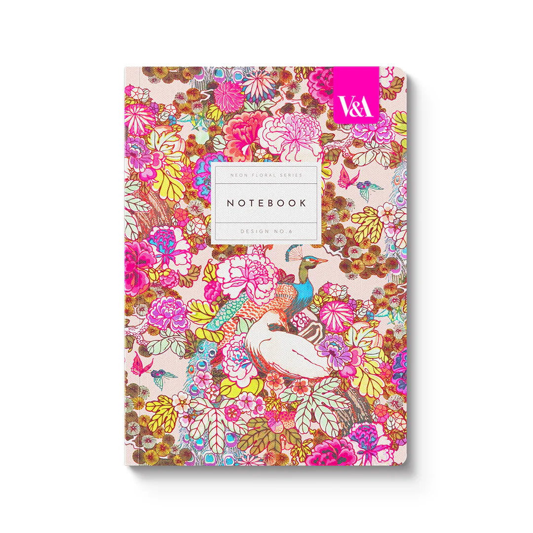 V&A Floral Peacock | Notebook
