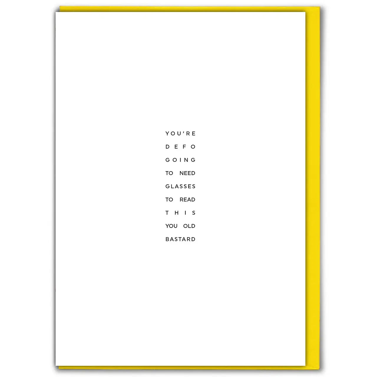 Defo Going To Need Glasses | Greeting Card
