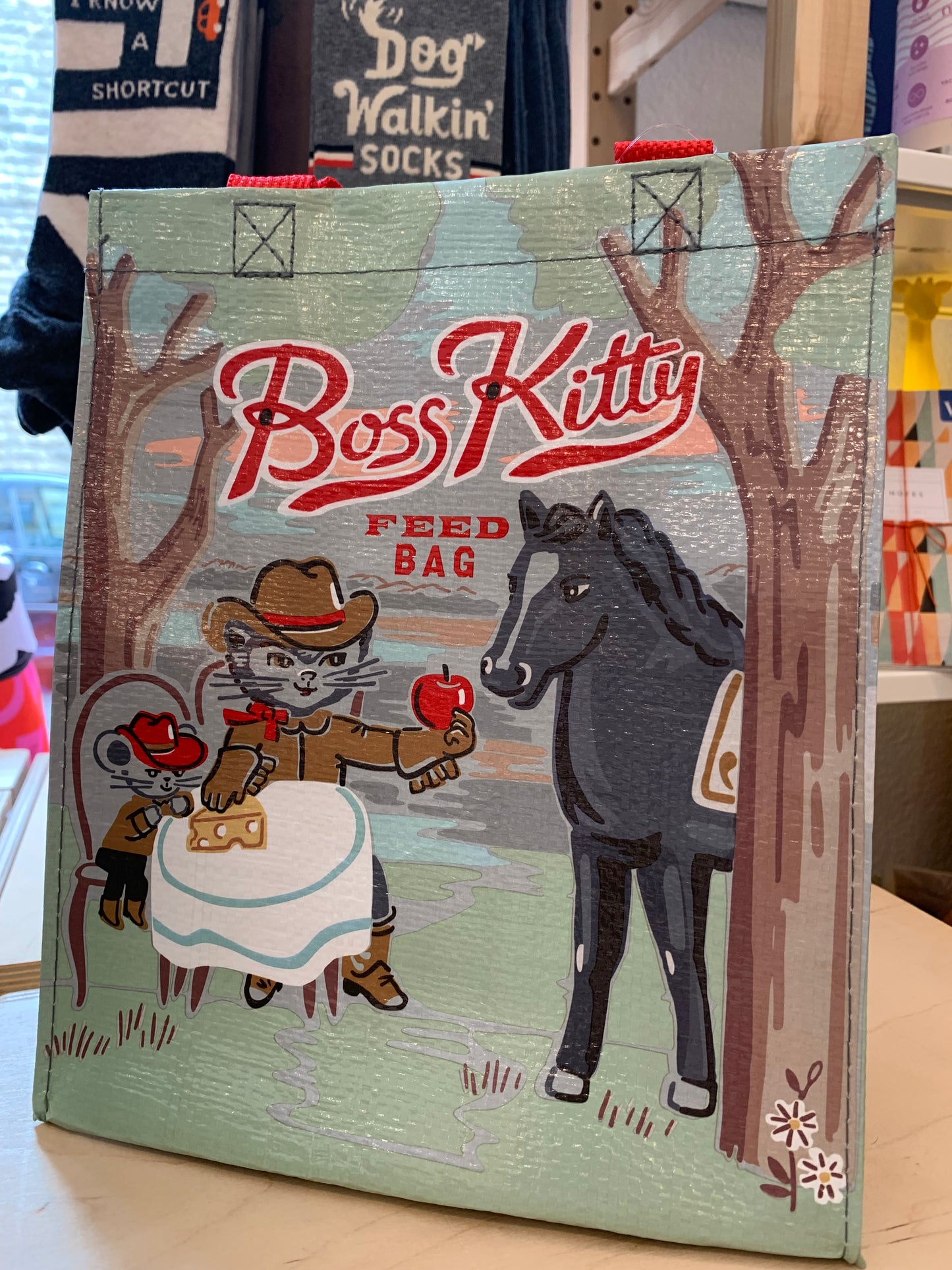Boss Kitty | Blue Q Handy Tote