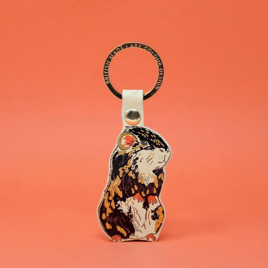 Guinea Pig | Leather Keyring