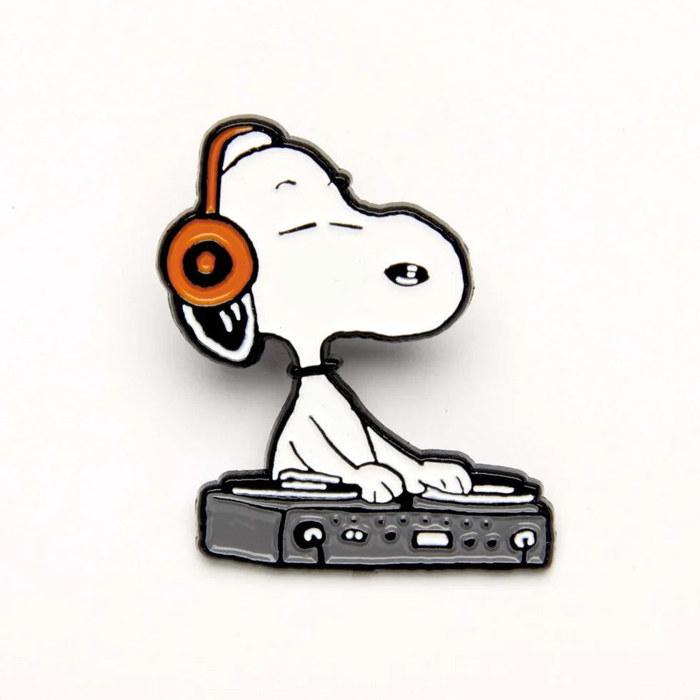Snoopy Music Is Life DJ | Peanuts Enamel Pin Badge