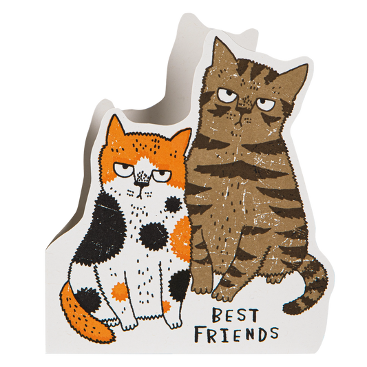 Grumpy Cats | Letterpress Greeting Card