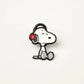 Snoopy Headphones | Peanuts Enamel Pin Badge