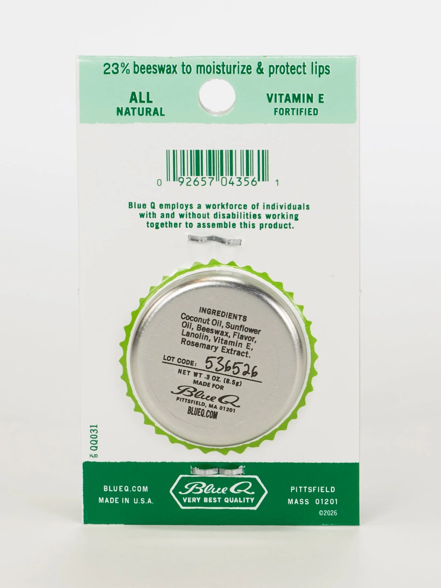 Mojito With Extra Lime | Blue Q Lip Balm