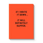 Definitely Happen | A5 Notebook