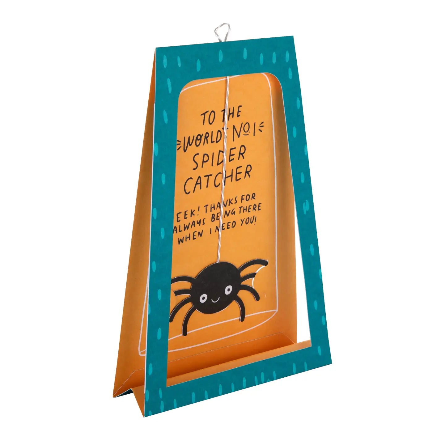 World’s Number 1 Spider Catcher | Greeting Card