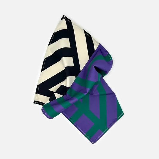 Courtney | Irregular Sleep Pattern Organic Cotton Tea Towel