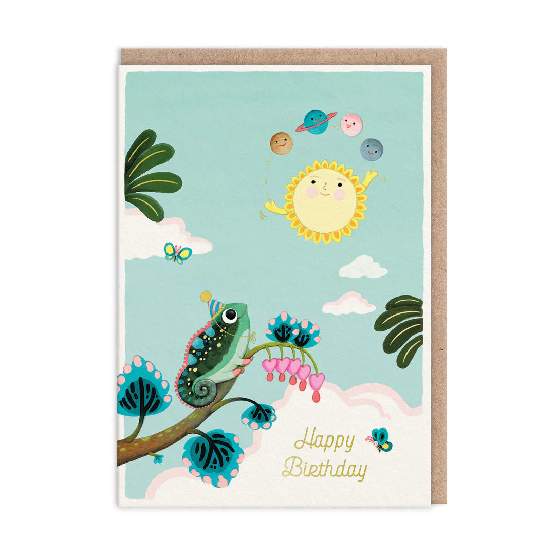 Solar Juggle | Greeting Card