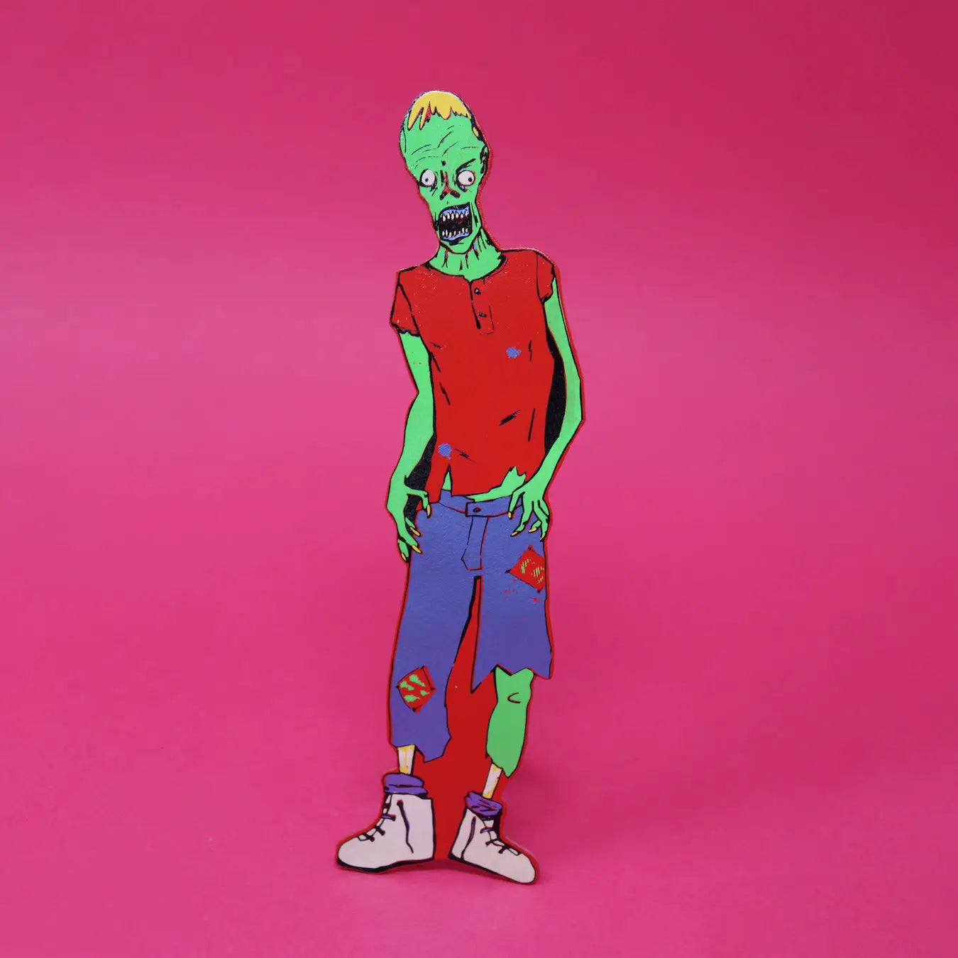 Zombie | Leather Bookmark