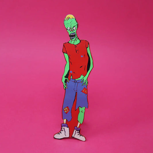 Zombie | Leather Bookmark