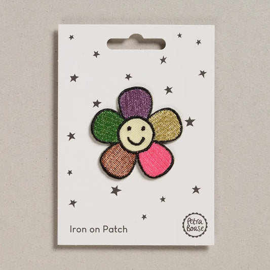 Happy Flower | Iron On Patch