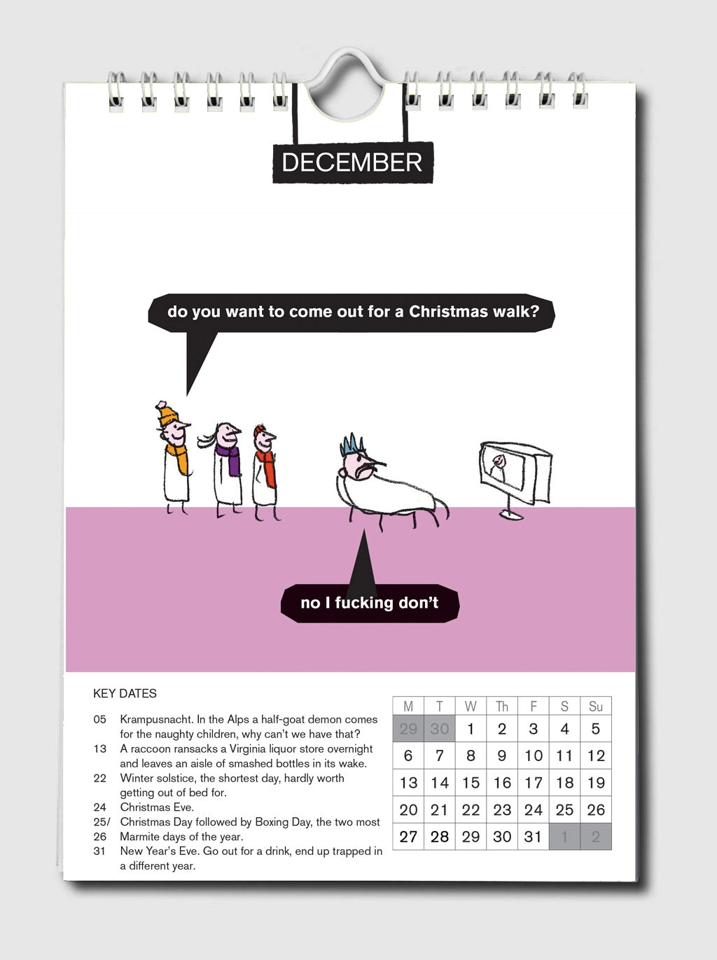 Official Modern Toss | 2027 Desk Calendar