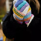 Pachamama Fairtrade Villarica Pastel Stripe | Wool Gloves