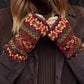 Pachamama Fairtrade Moray Wool Fingerless Hand Warmers | Warm Earth Tones