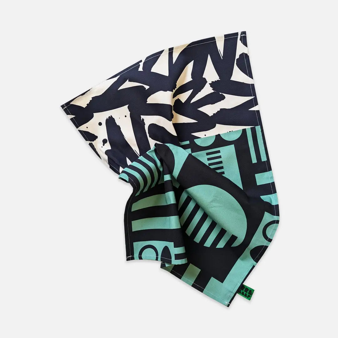 Cool Mint | Irregular Sleep Pattern Organic Cotton Tea Towel