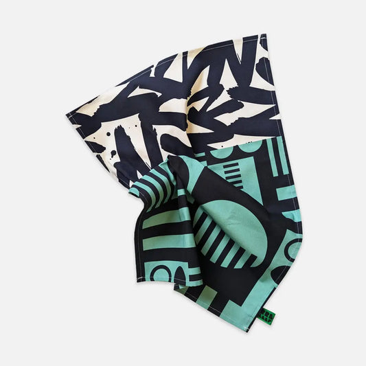 Cool Mint | Irregular Sleep Pattern Organic Cotton Tea Towel