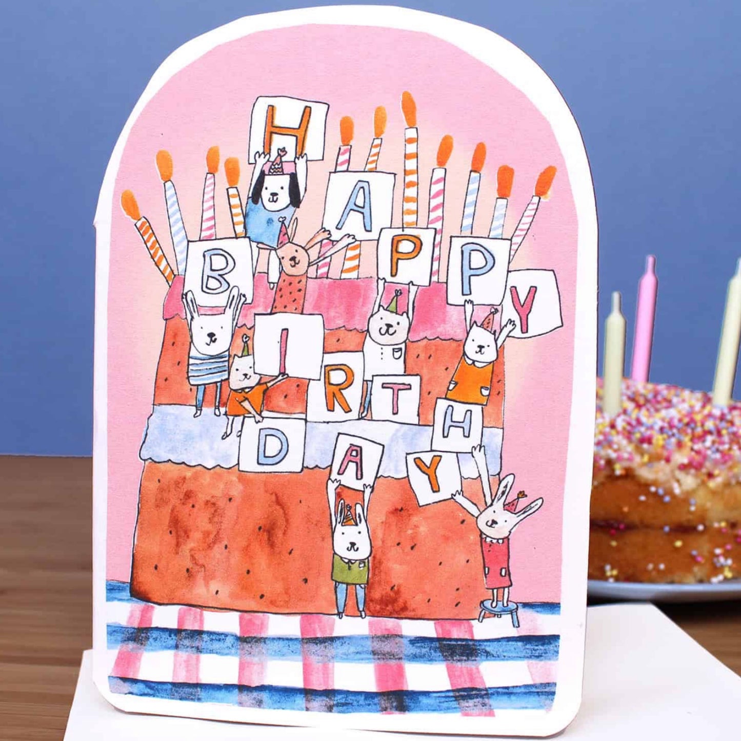 Birthday Cake Climbers | Greeting Card