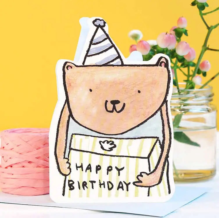 Present Bear | Greeting Card