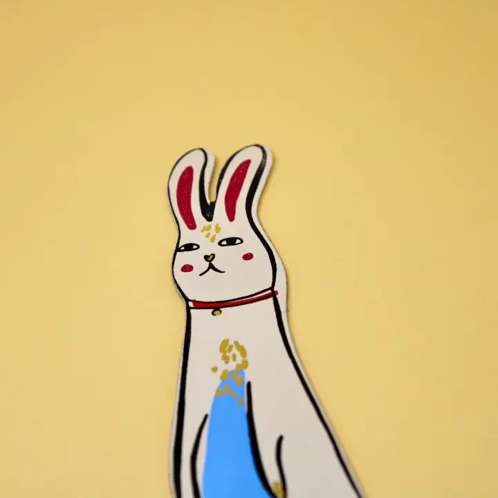 Cute Bunny | Leather Bookmark