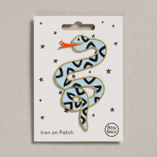 Blue Snake | Iron On Patch