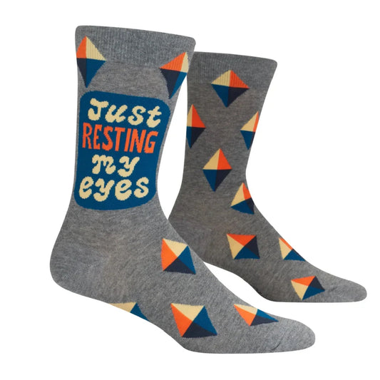 Just Resting My Eyes | Blue Q Socks