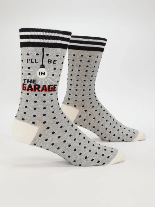I’ll Be In The Garage | Blue Q Socks