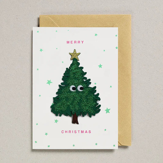 Christmas Tree Felt Patch | Christmas Card