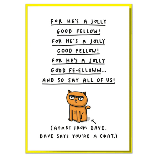 Jolly Good Fellow | Greeting Card