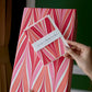Candy Stripes Sugar Spice | Paper Mirchi Hand Marbled Wrapping Paper
