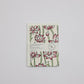 Lotus Cherry | Paper Mirchi Block Printed Greeting Card