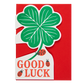 Good Luck Clover | Letterpress Greeting Card
