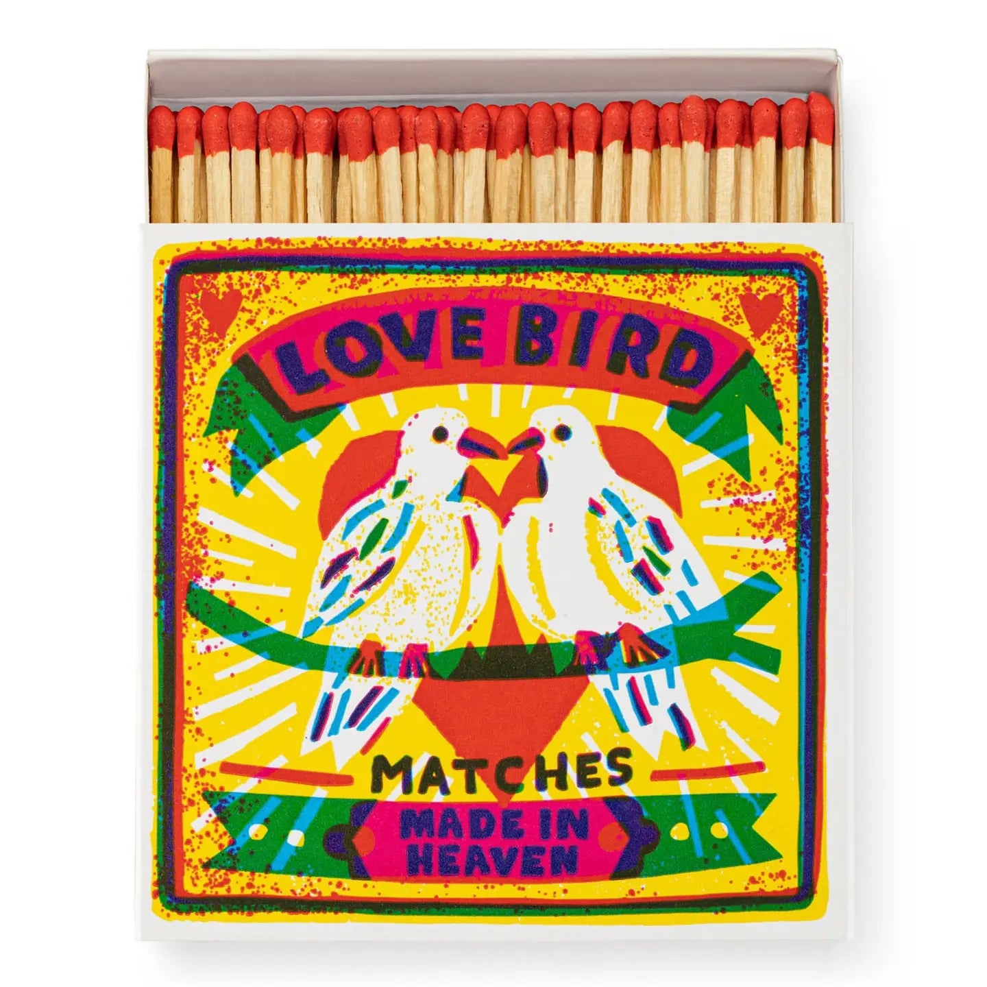 Lovebird | Letterpress Print Safety Matches
