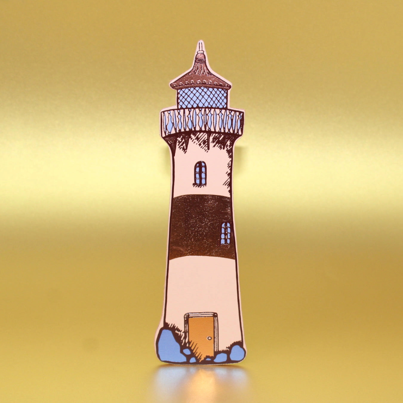 Lighthouse | Leather Bookmark